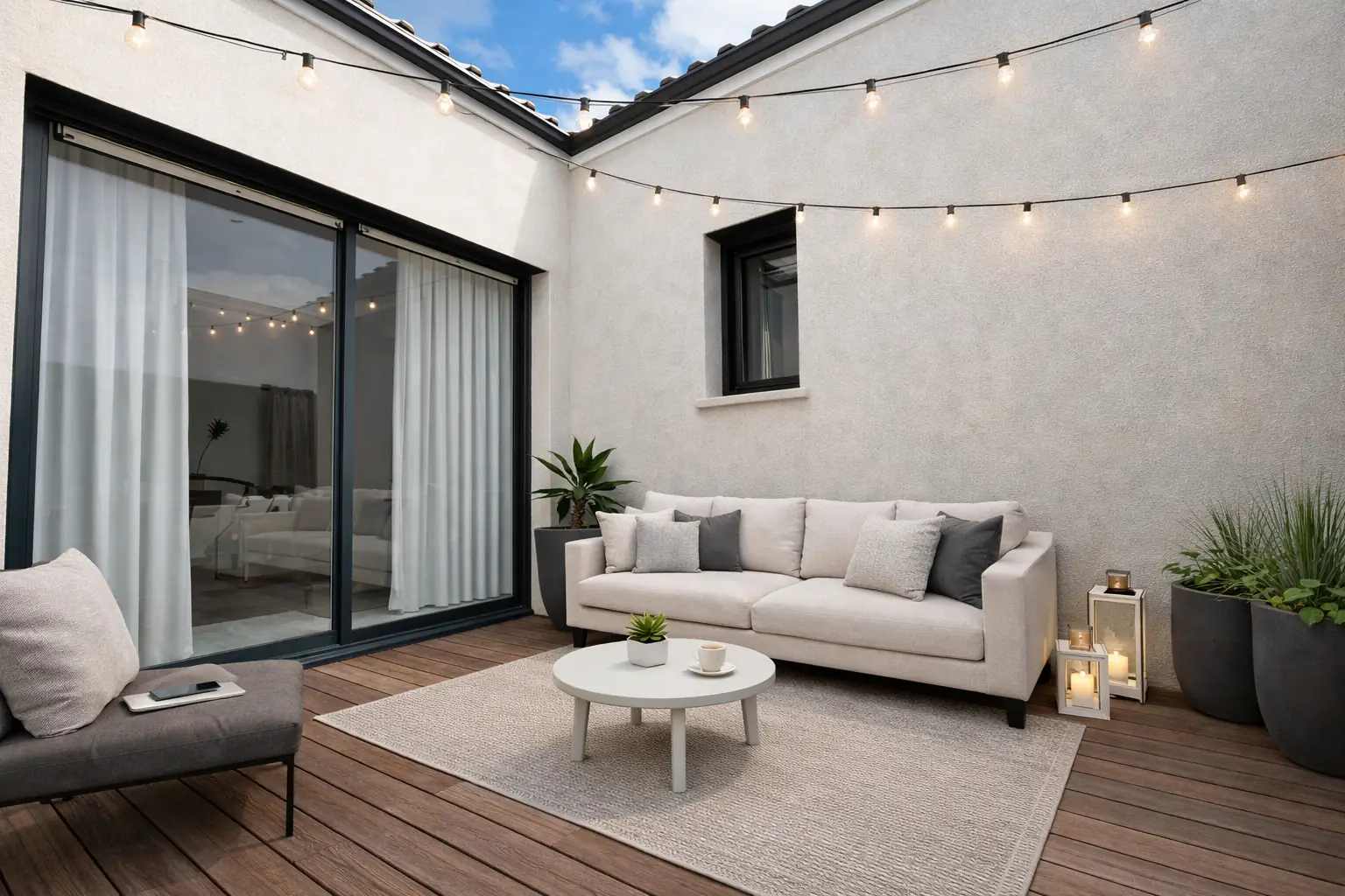 Une maison plain-pied sur-mesure autour d'un patio central