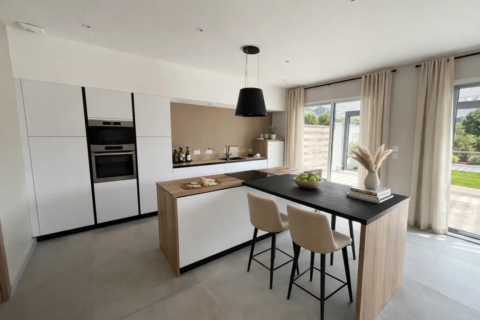 Un séjour de 75 m² baigné de lumière