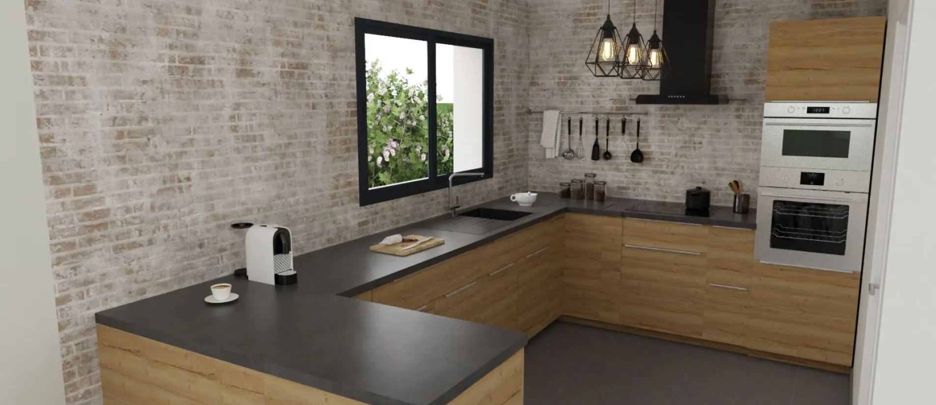 Maison de  113 m² sur un terrain de 499 m² à MONTAMISE en VIENNE (86).