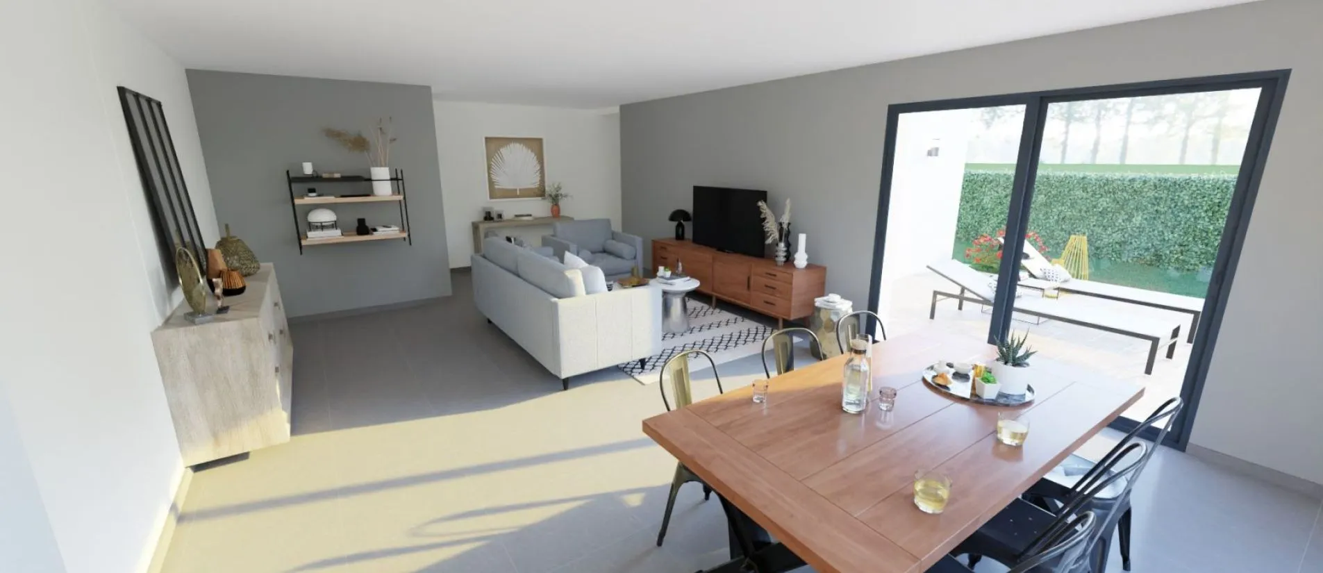 Maison de  113 m² sur un terrain de 499 m² à MONTAMISE en VIENNE (86).