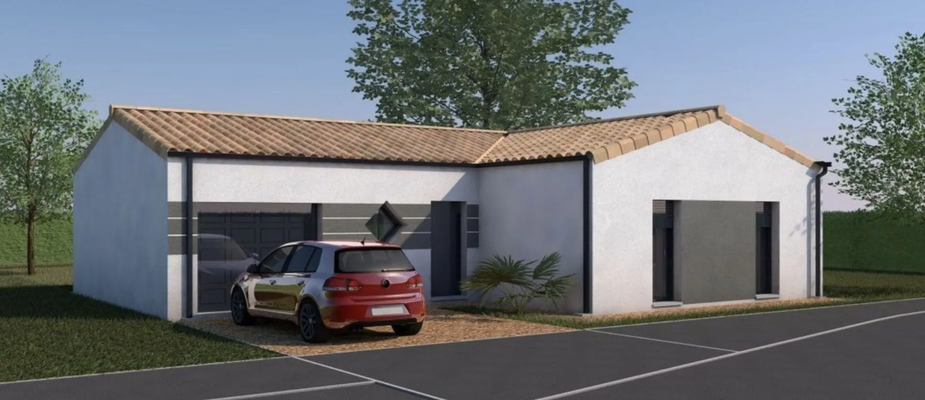 Maison de  83 m² sur un terrain de 575 m² à FRANCOIS en DEUX-SEVRES (79).