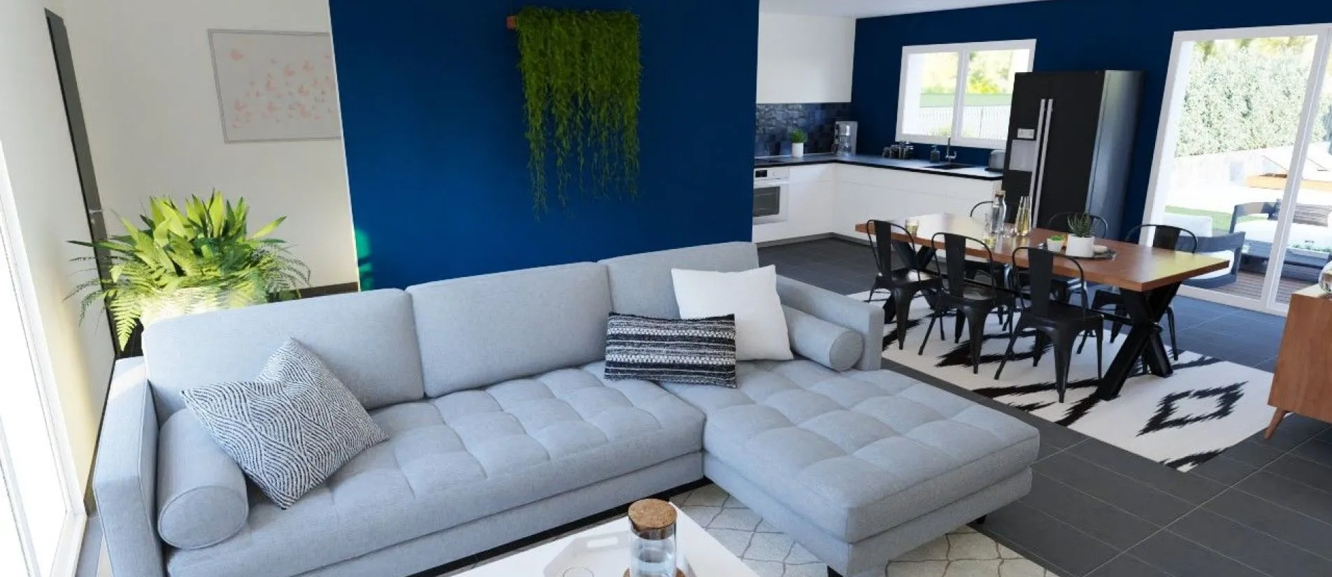 Maison de  97.98 m² sur un terrain de 505 m² à NEUVILLE-DE-POITOU en VIENNE (86).