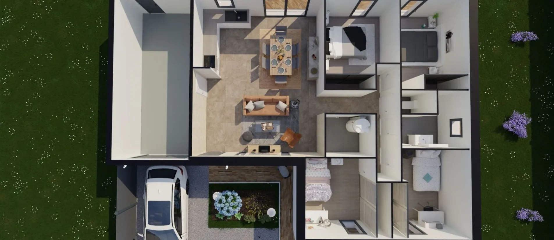 Maison de  90.16 m² sur un terrain de 500 m² à CHATELLERAULT en VIENNE (86).