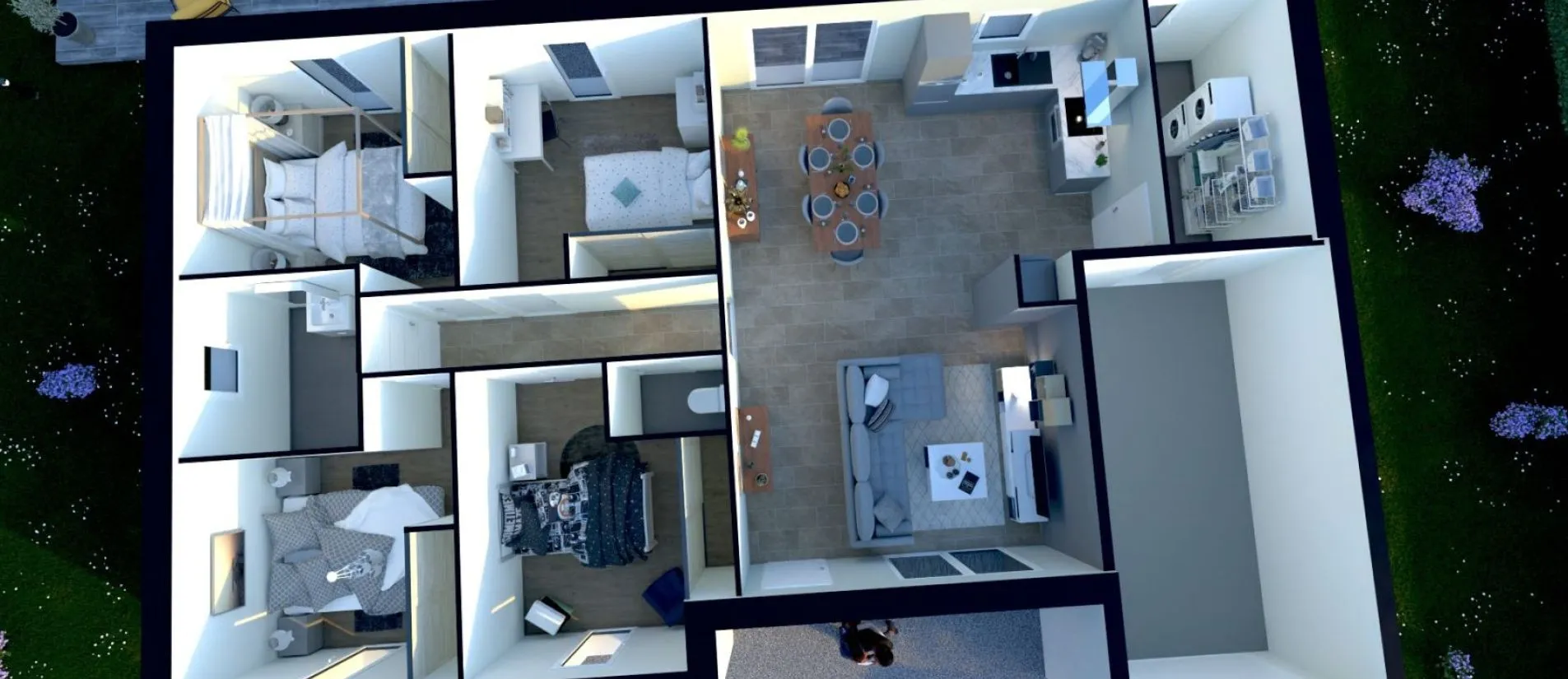 Maison de  91.72 m² sur un terrain de 500 m² à CHATELLERAULT en VIENNE (86).