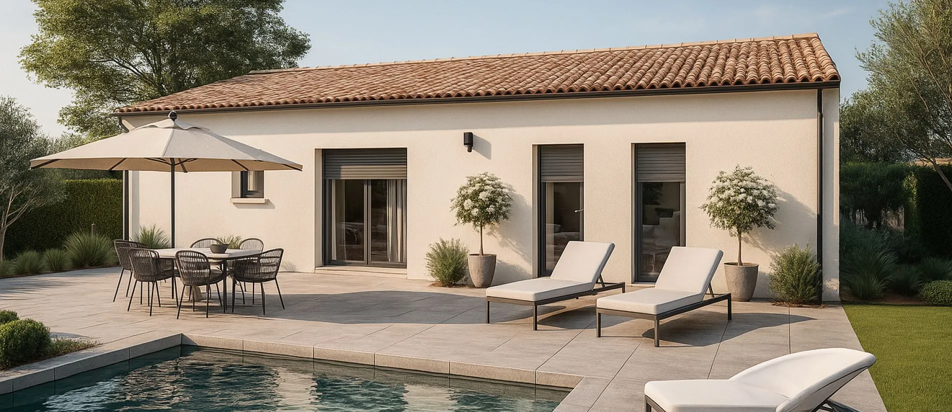 Maison de 80.57 m² sur un terrain de 700 m² à TERCE en VIENNE (86).