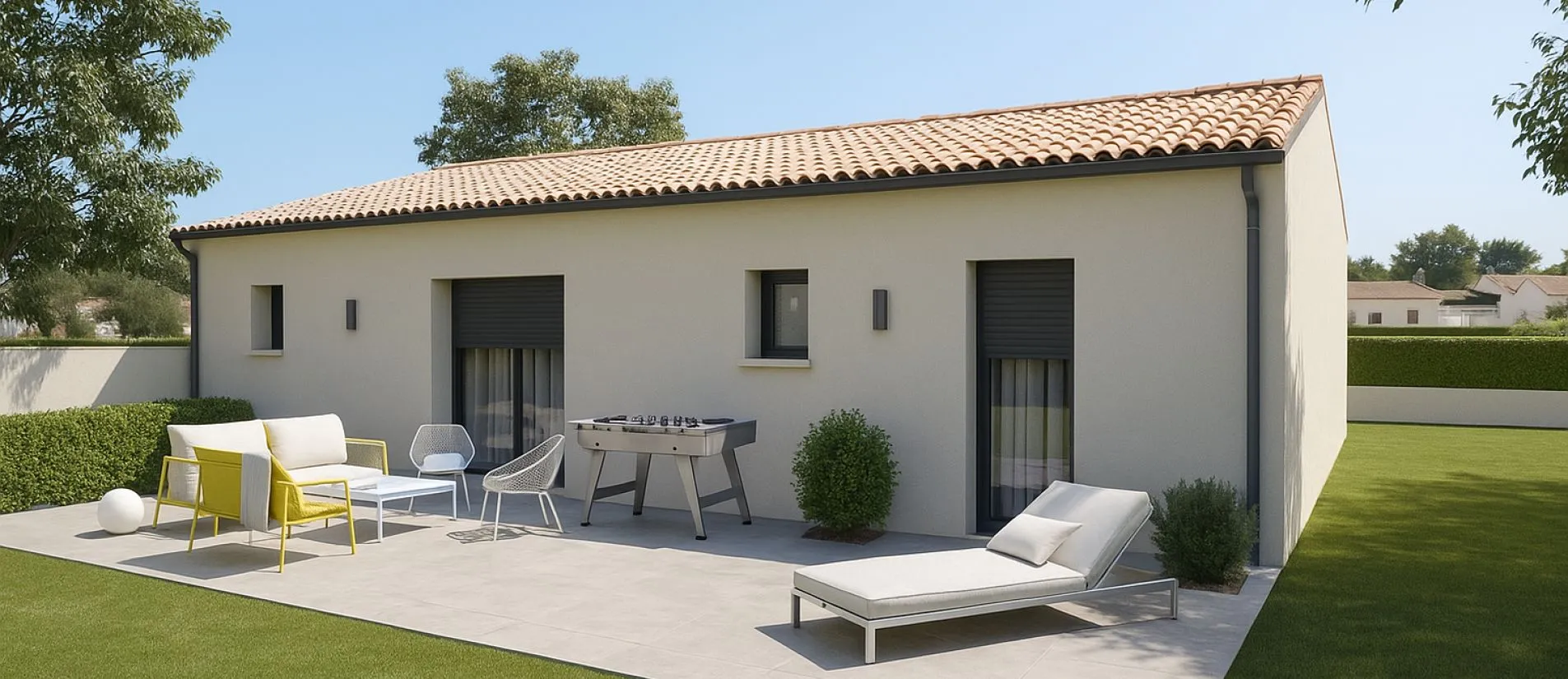 Maison de  81.94 m² sur un terrain de 721 m² à CHATELLERAULT en VIENNE (86).