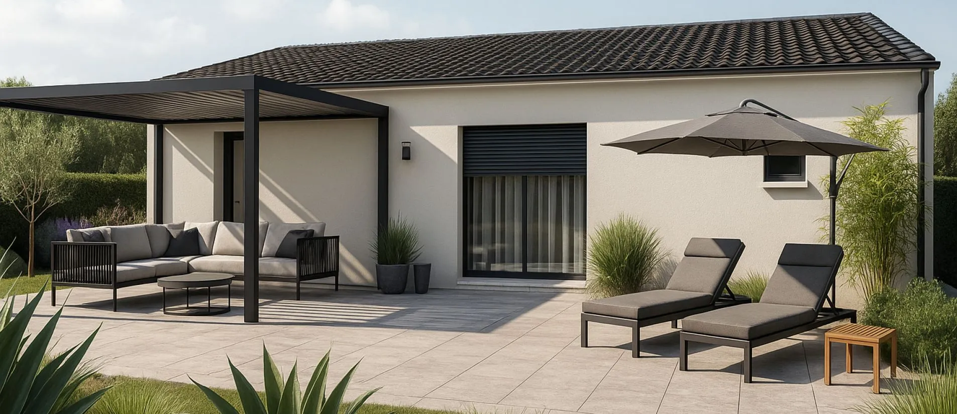 Maison de  88.87 m² sur un terrain de 777 m² à MANSLE en CHARENTE (16).
