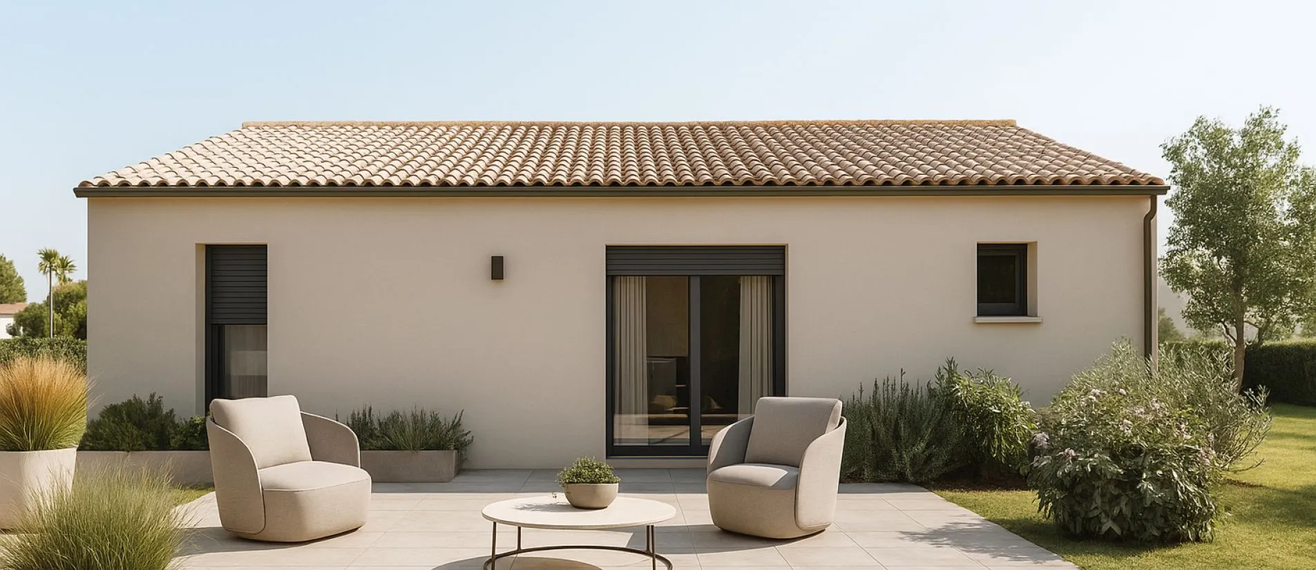 Maison de  88.87 m² sur un terrain de 1640 m² à VIX en VENDEE (85).
