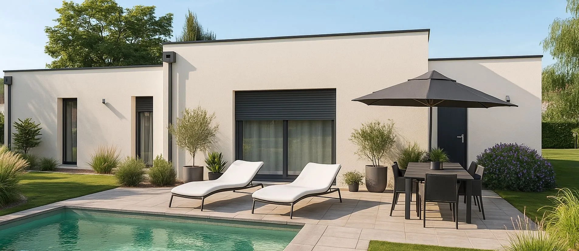 Maison de  83.85 m² sur un terrain de 219 m² à LAGORD en CHARENTE-MARITIME (17).
