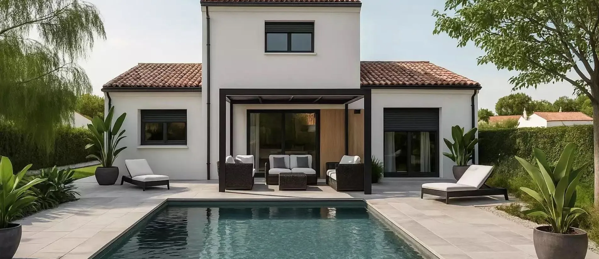 Maison de  99.92 m² sur un terrain de 1788 m² à LAVOUX en VIENNE (86).