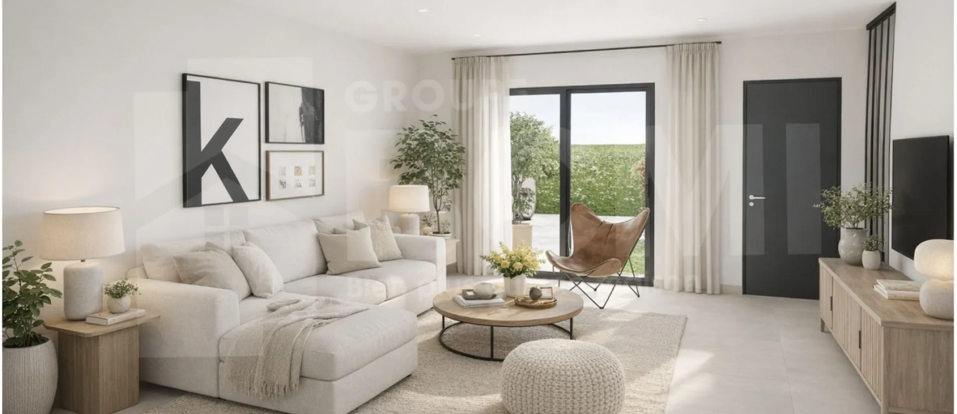 Maison de  80 m² sur un terrain de 362 m² à MOUCHAMPS en VENDEE (85).