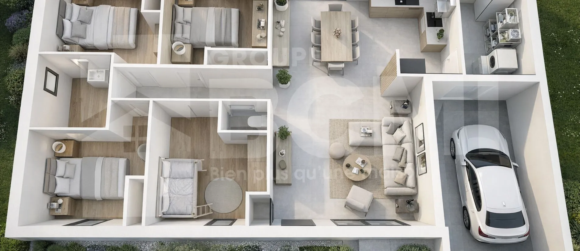 Maison de  80 m² sur un terrain de 388 m² à SAINT-REMY en DEUX-SEVRES (79).