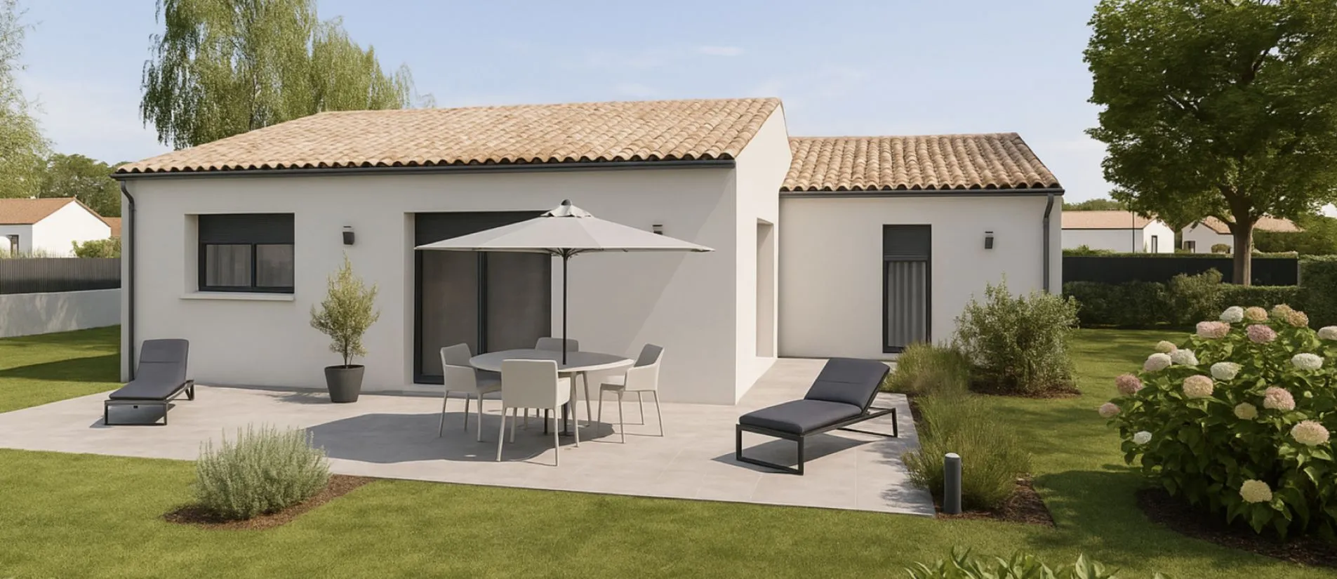 Maison de  95 m² sur un terrain de 730 m² à ARDIN en DEUX-SEVRES (79).