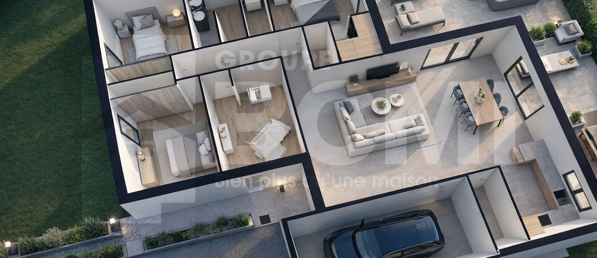 Maison de  95 m² sur un terrain de 730 m² à ARDIN en DEUX-SEVRES (79).