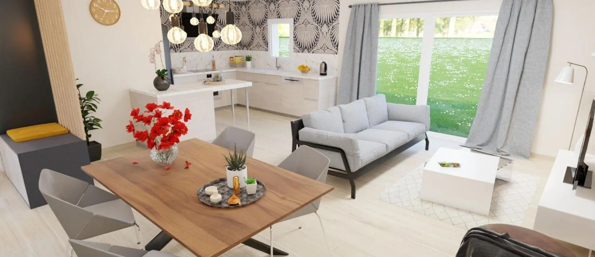 Maison de  90.16 m² sur un terrain de 605 m² à MANSLE en CHARENTE (16).