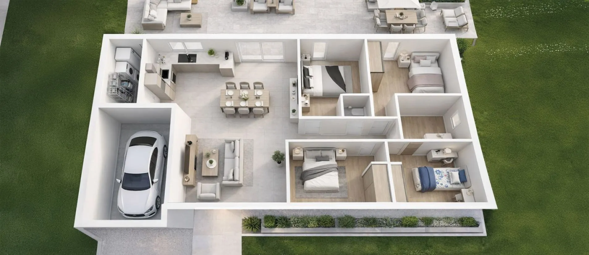 Maison de  88.87 m² sur un terrain de 777 m² à MANSLE en CHARENTE (16).
