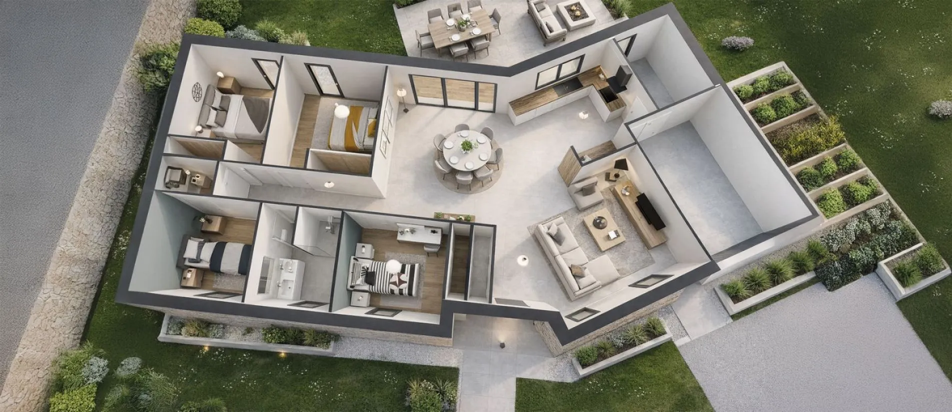 Maison de  91.45 m² sur un terrain de 219 m² à LAGORD en CHARENTE-MARITIME (17).
