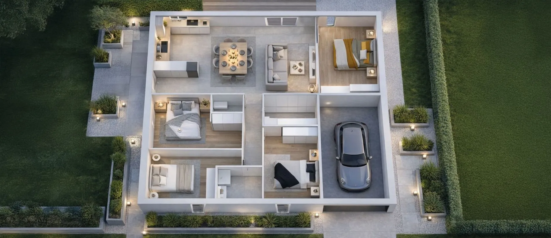 Maison de 66.23 m² sur un terrain de 666 m² à BIGNOUX en VIENNE (86).