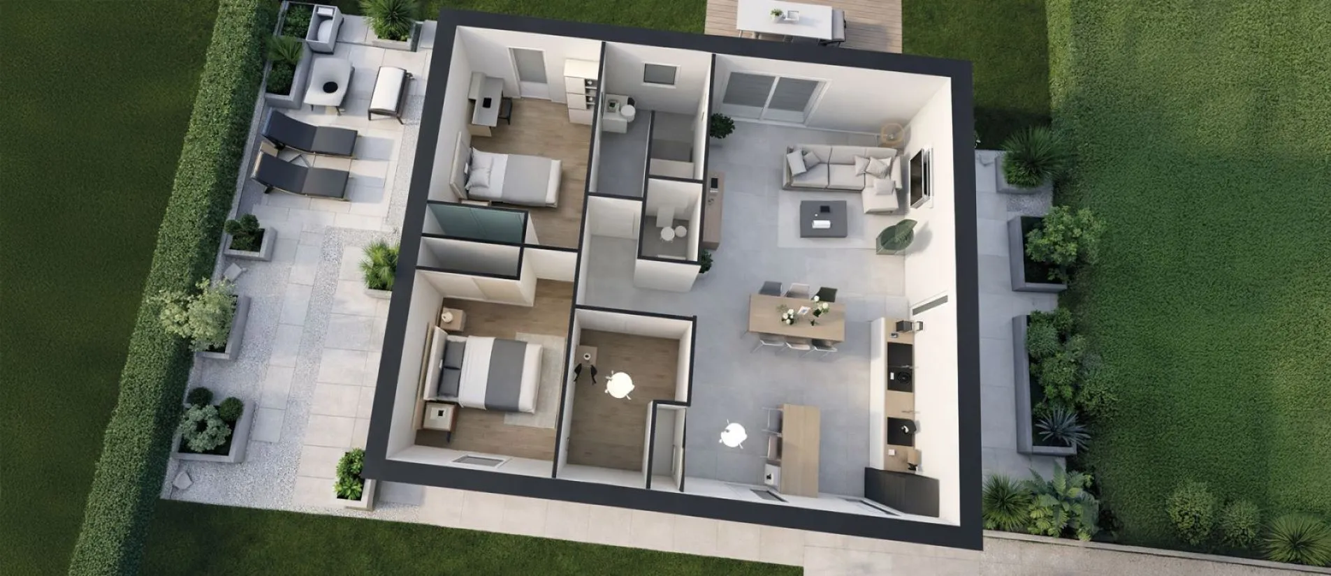 Maison de 79.3 m² sur un terrain de 700 m² à TERCE en VIENNE (86).