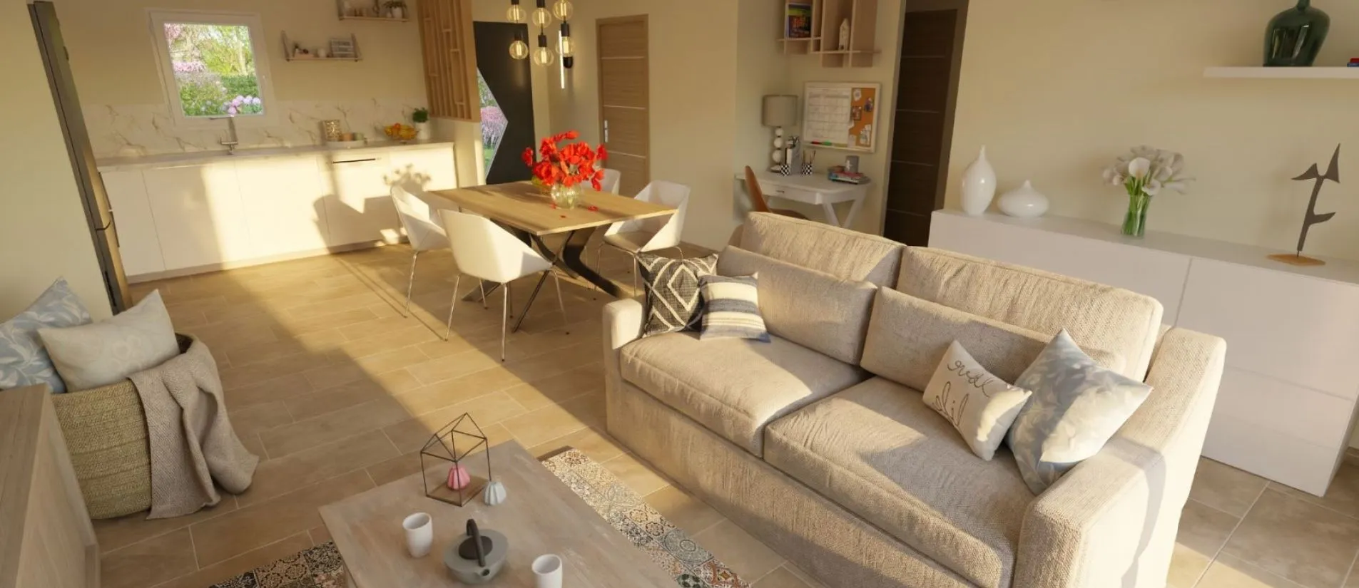 Maison de  70 m² sur un terrain de 473 m² à LA COURONNE en CHARENTE (16).
