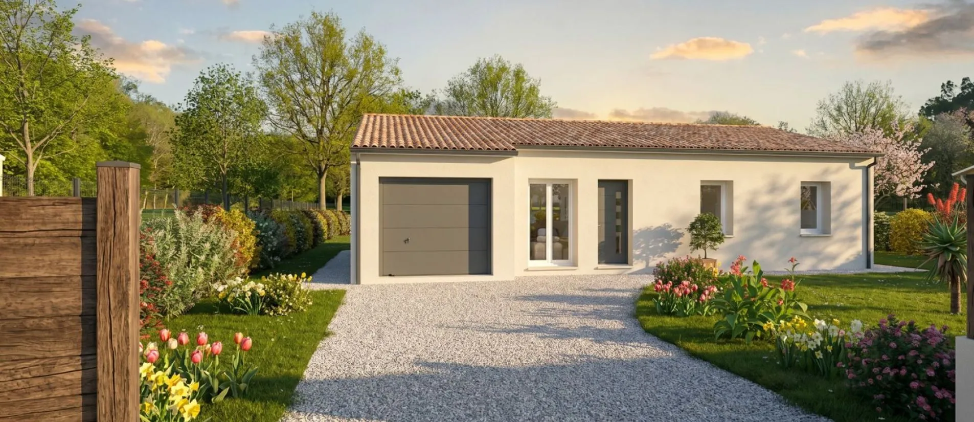 Maison de  81 m² sur un terrain de 900 m² à SAINT-FRAIGNE en CHARENTE (16).