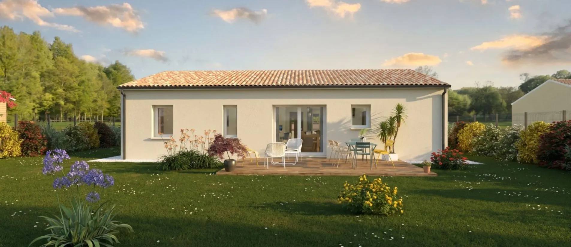 Maison de  81 m² sur un terrain de 900 m² à SAINT-FRAIGNE en CHARENTE (16).