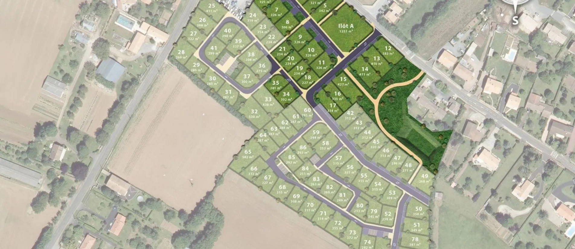 Maison de  80 m² sur un terrain de 301 m² à ECHIRE en DEUX-SEVRES (79).