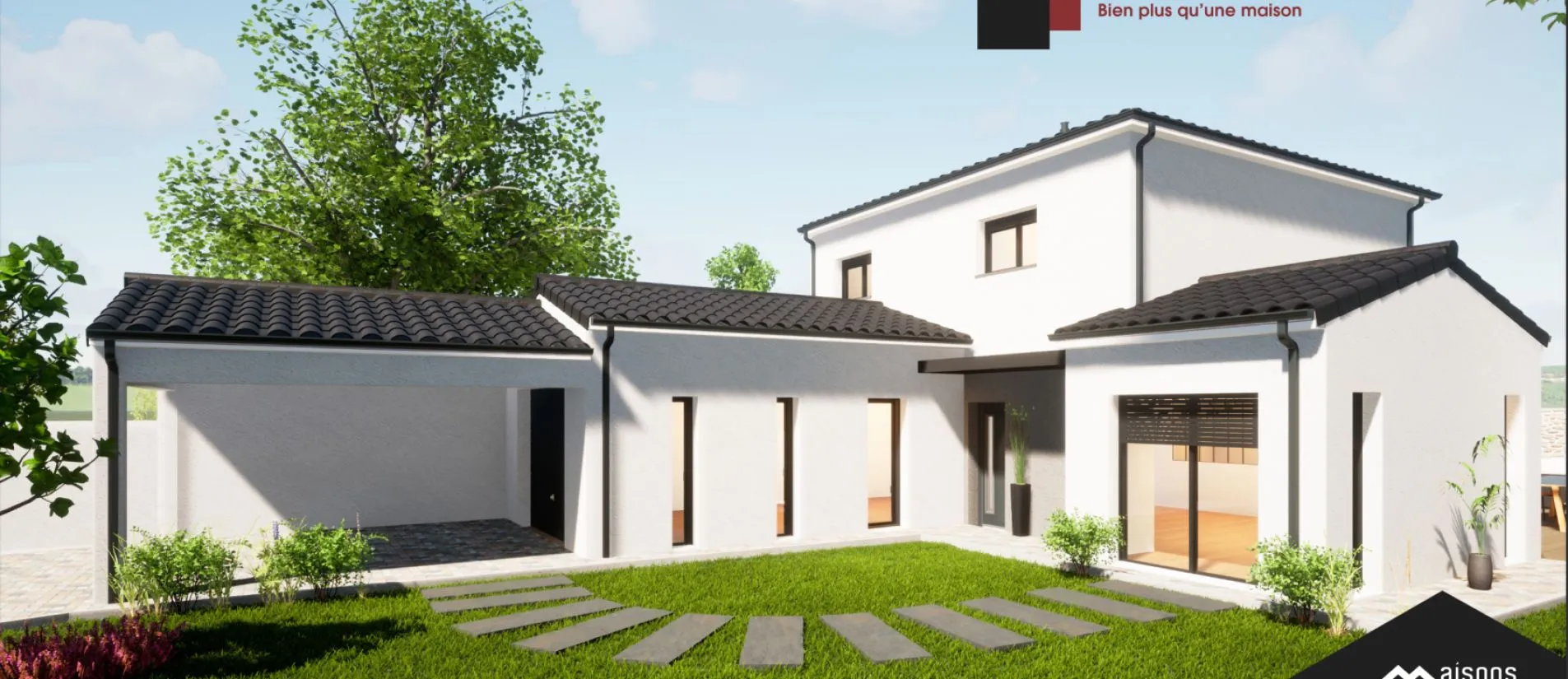 Maison de  90 m² sur un terrain de 960 m² à SECONDIGNY en DEUX-SEVRES (79).