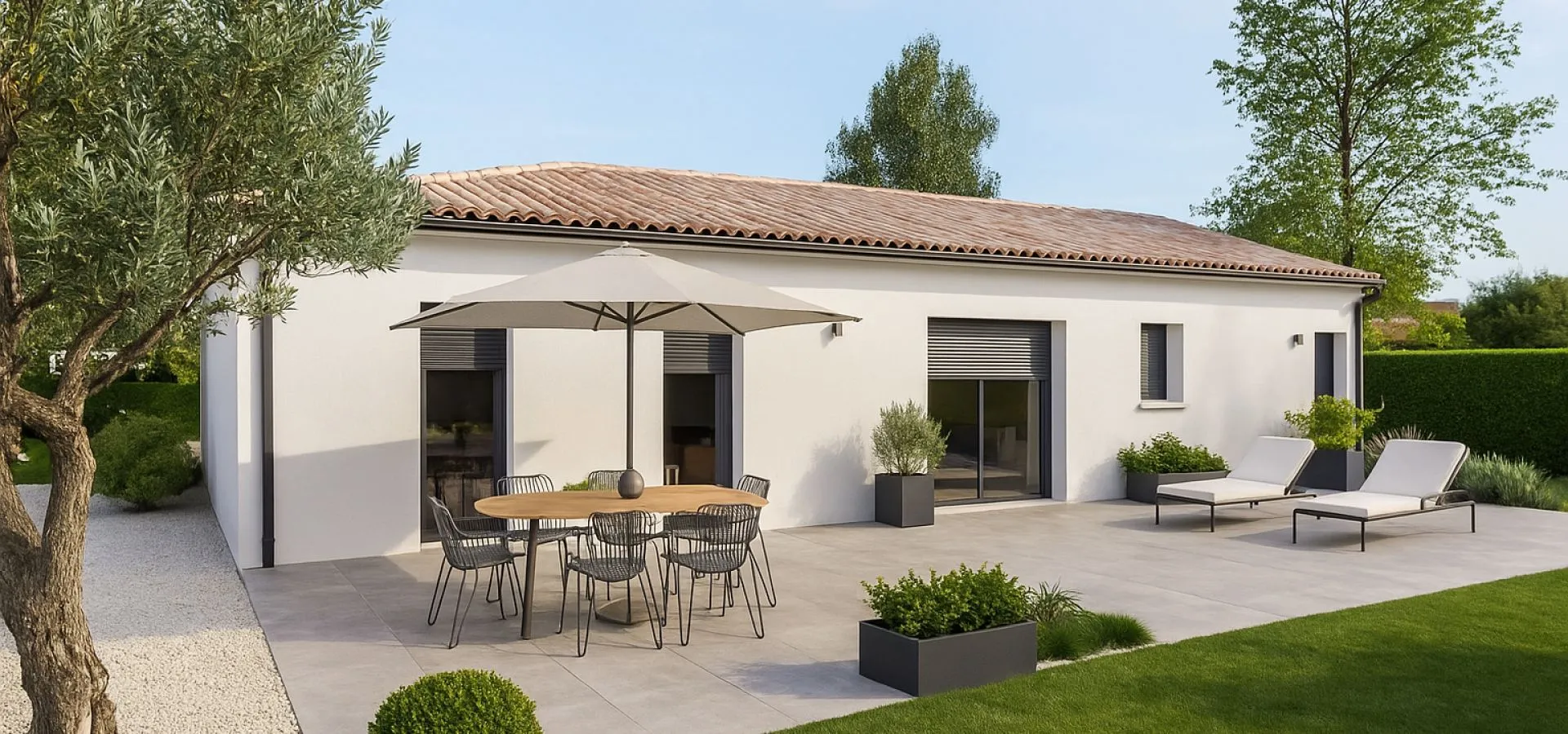 Maison de 74.44 m² sur un terrain de 385 m² à GESTE en MAINE-ET-LOIRE (49).