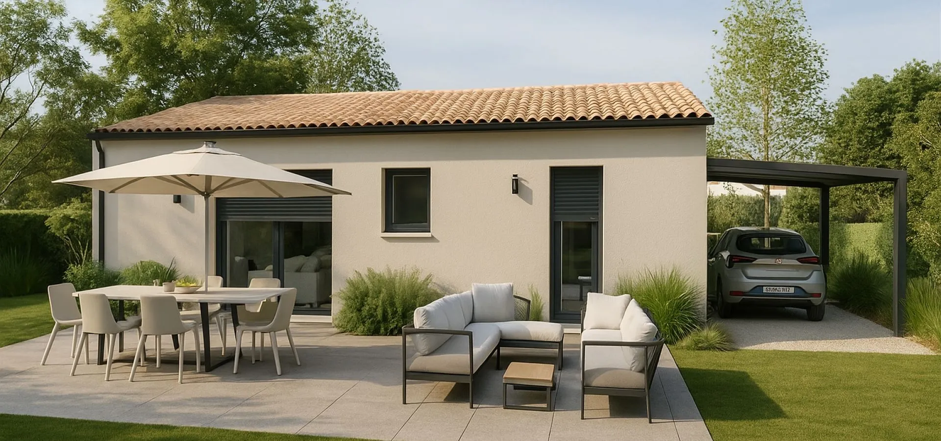 Maison de 70.22 m² sur un terrain de 502 m² à ARDILLIERES en CHARENTE-MARITIME (17).