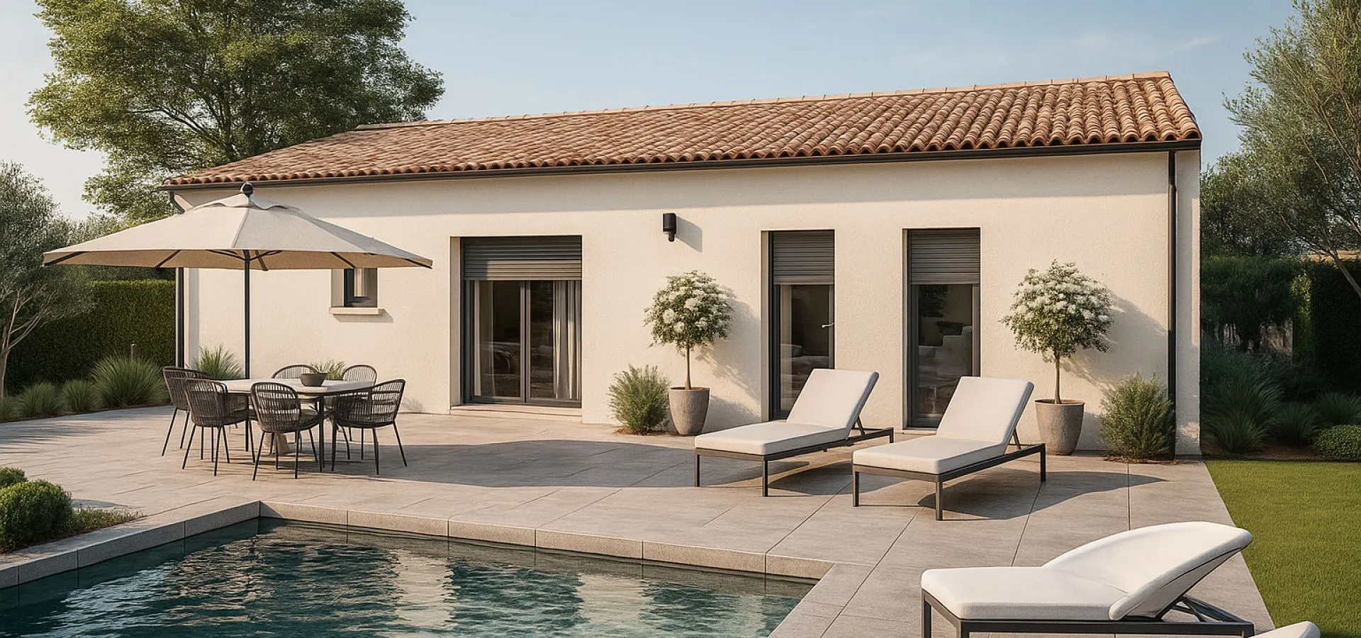 Maison de 76.49 m² sur un terrain de 385 m² à GESTE en MAINE-ET-LOIRE (49).