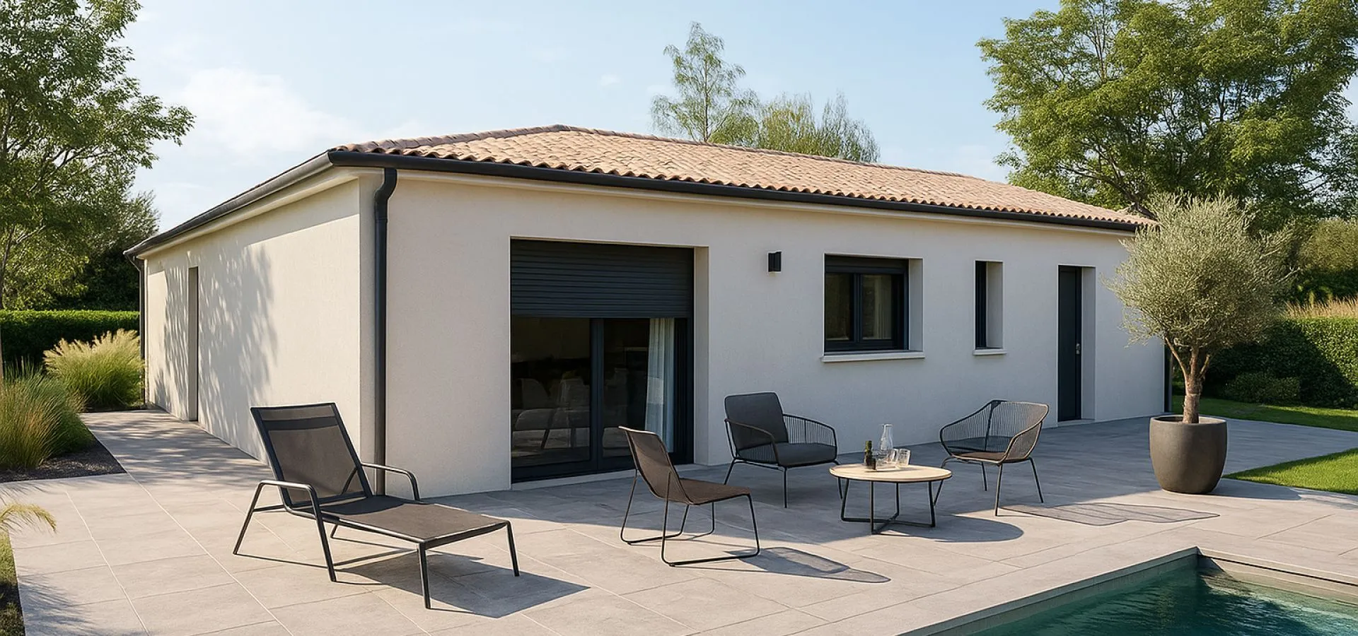 Maison de  97.27 m² sur un terrain de 3117 m² à SAINT-LOUP-LAMAIRE en DEUX-SEVRES (79).