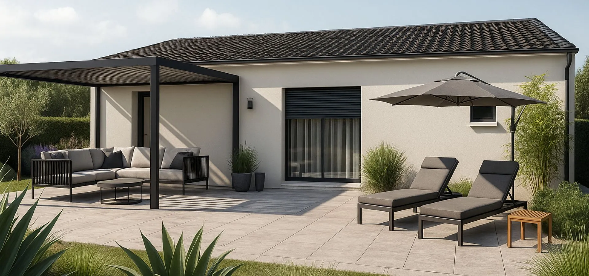 Maison de  88.87 m² sur un terrain de 790 m² à LA PLAINE en MAINE-ET-LOIRE (49).
