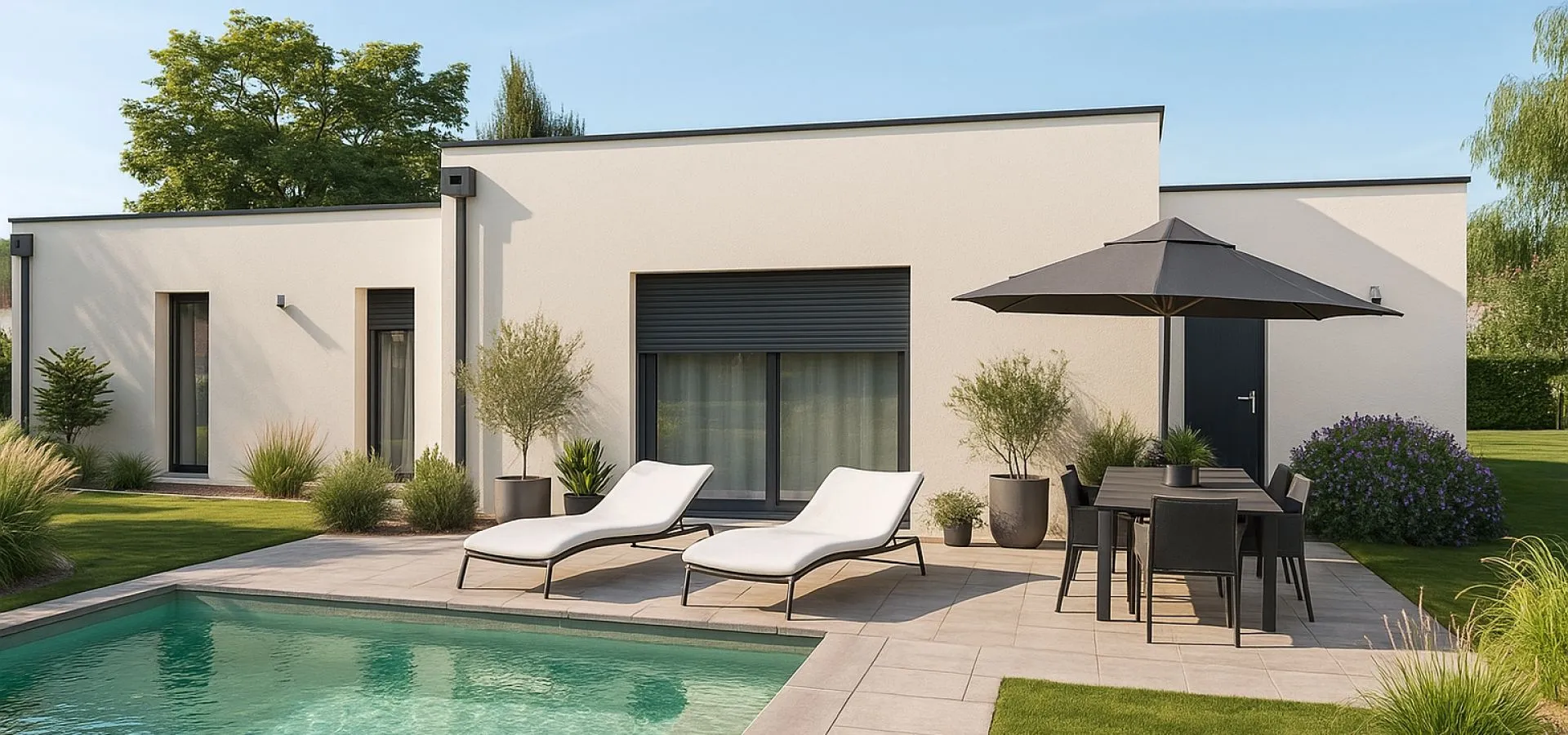 Maison de  83.85 m² sur un terrain de 780 m² à LA PLAINE en MAINE-ET-LOIRE (49).
