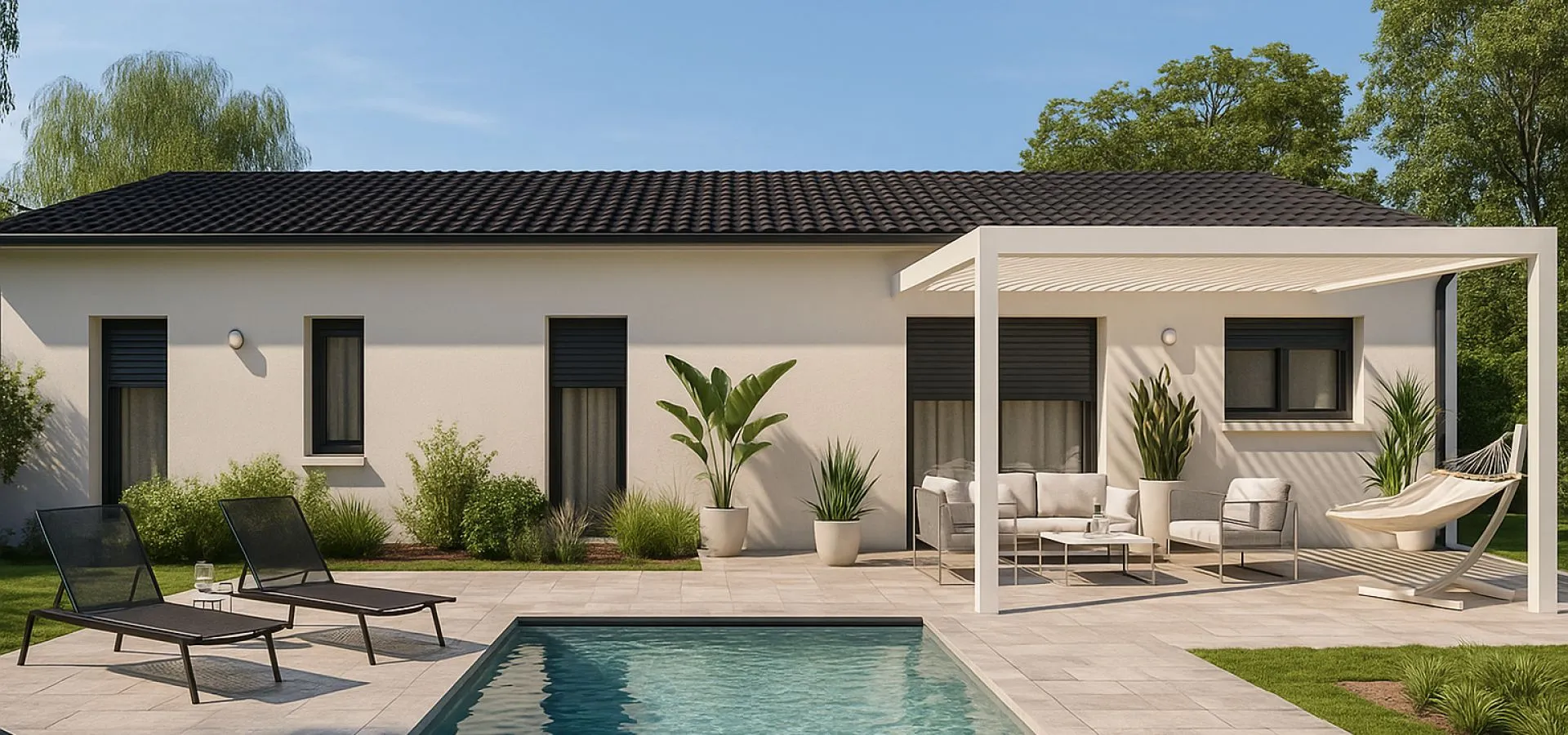 Maison de  91.32 m² sur un terrain de 790 m² à LA PLAINE en MAINE-ET-LOIRE (49).
