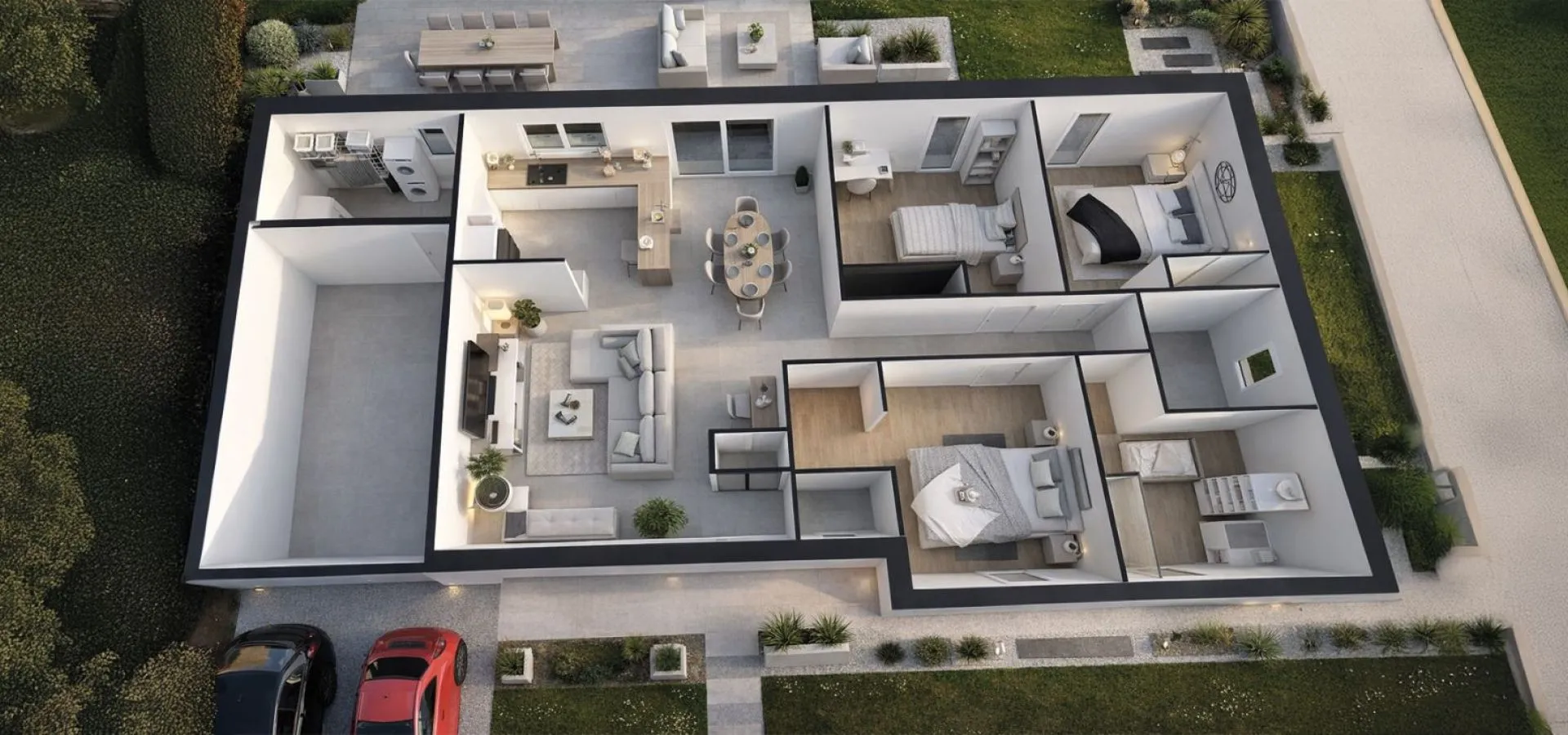 Maison de  88.47 m² sur un terrain de 285 m² à SURGERES en CHARENTE-MARITIME (17).
