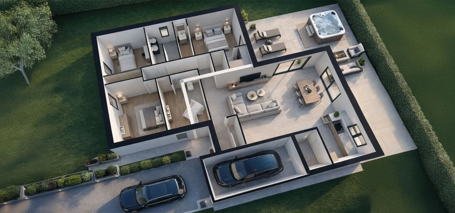 Maison de  85.04 m² sur un terrain de 502 m² à ARDILLIERES en CHARENTE-MARITIME (17).
