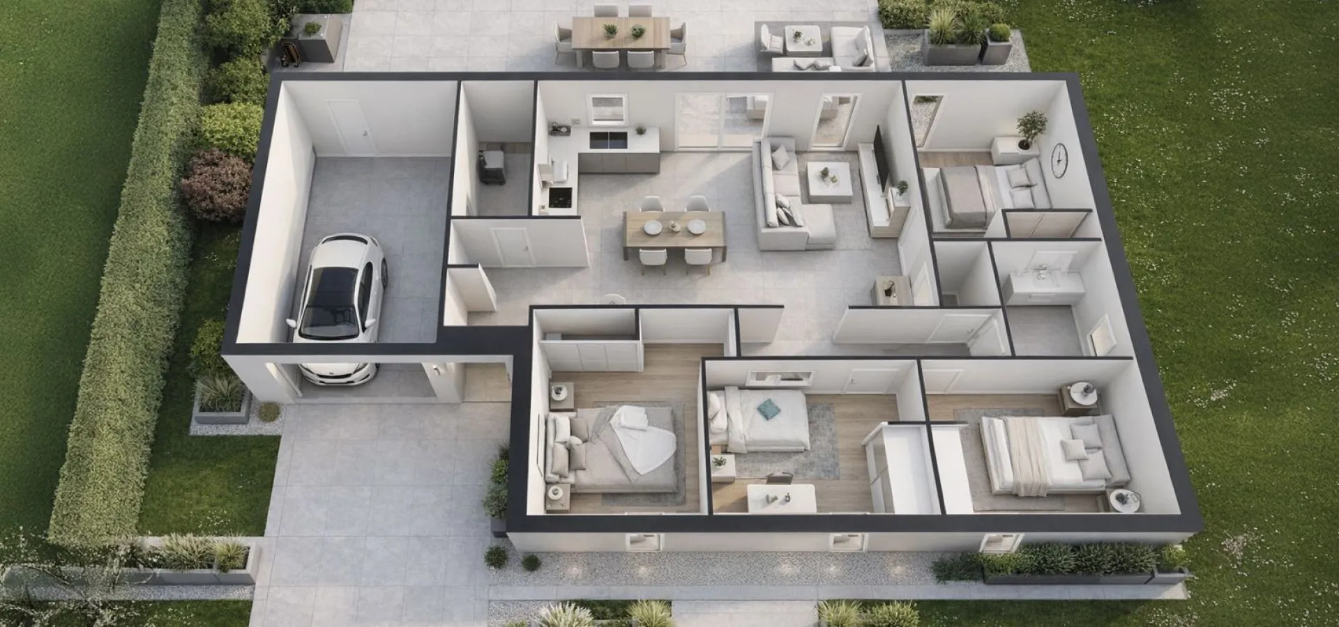 Maison de 82.46 m² sur un terrain de 308 m² à GESTE en MAINE-ET-LOIRE (49).