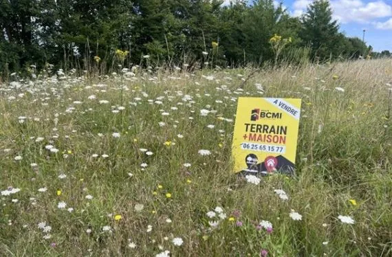 Terrain à bâtir de 1250 m2 au prix de 16000 € à VILLEFAGNAN (16)