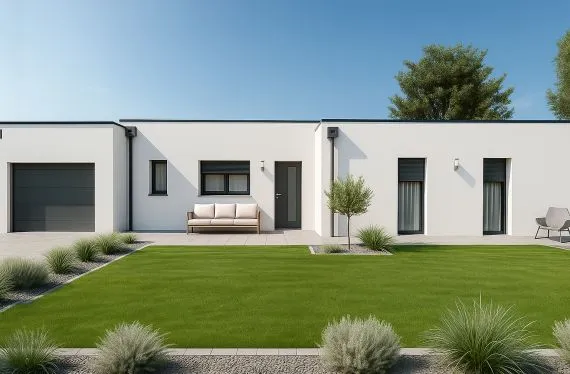 Maison de  83.85 m² sur un terrain de 502 m² à ARDILLIERES en CHARENTE-MARITIME (17).
