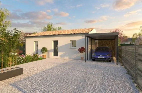 Maison de  70 m² sur un terrain de 473 m² à LA COURONNE en CHARENTE (16).
