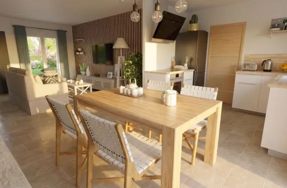 Maison de  81 m² sur un terrain de 900 m² à SAINT-FRAIGNE en CHARENTE (16).
