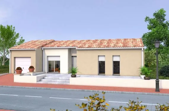 Maison 90m² à NIEUL-LES-SAINTES