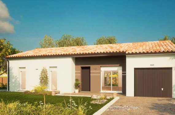 Maison de  90 m² sur un terrain de 960 m² à SECONDIGNY en DEUX-SEVRES (79).